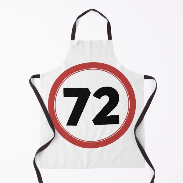 Item preview, Speed limit 72, happy 72nd birthday designed and sold by Wolagno.