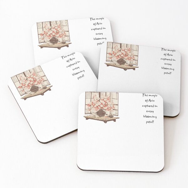Item preview, Blossom flowers with Asia style designed and sold by PrintInspirer.