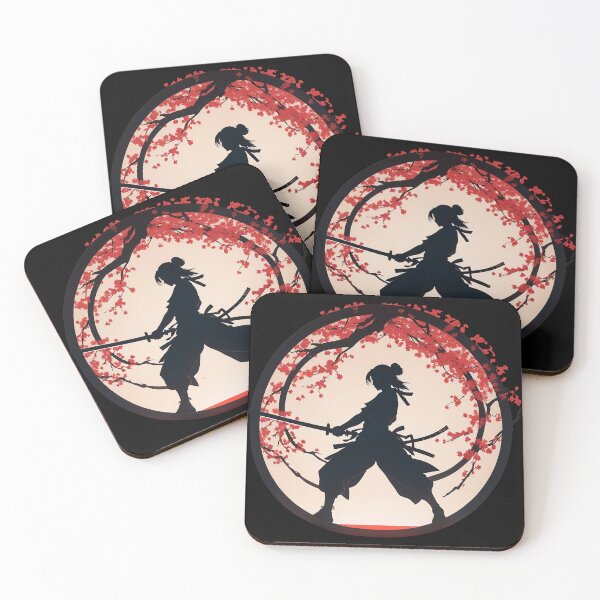 Item preview, samurai woman under the sakuras designed and sold by D-dreams.
