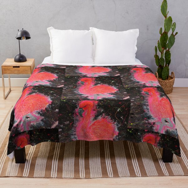 Item preview, FLAMMING HOT Metallic Pink Flamingo designed and sold by PGKINART.