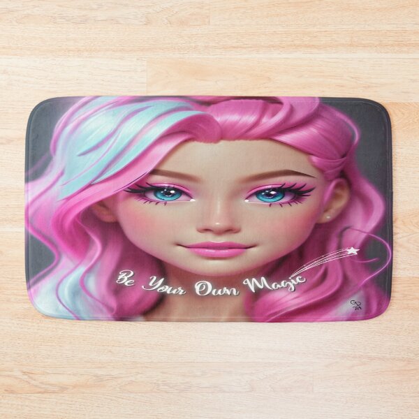 Item preview, Be Your Own Magic – Whimsical Pink Portrait designed and sold by gleefulme.