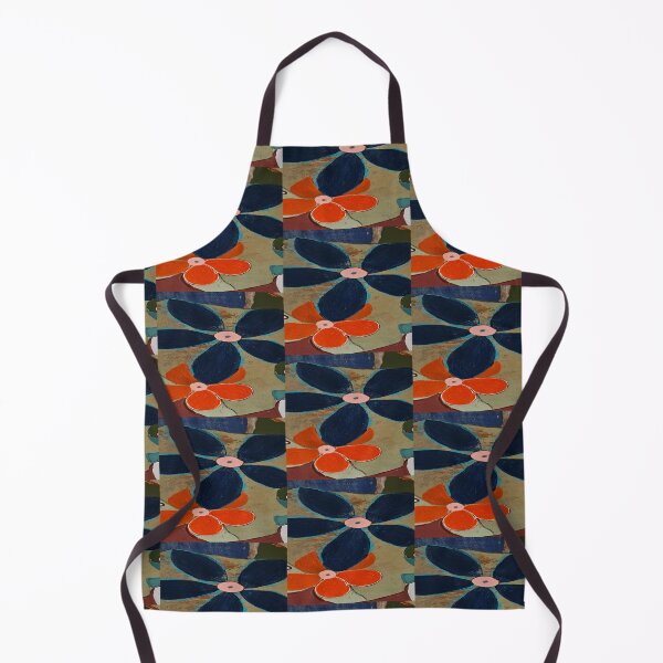 Item preview, Armonía floral en naranja y azul designed and sold by YGiter.