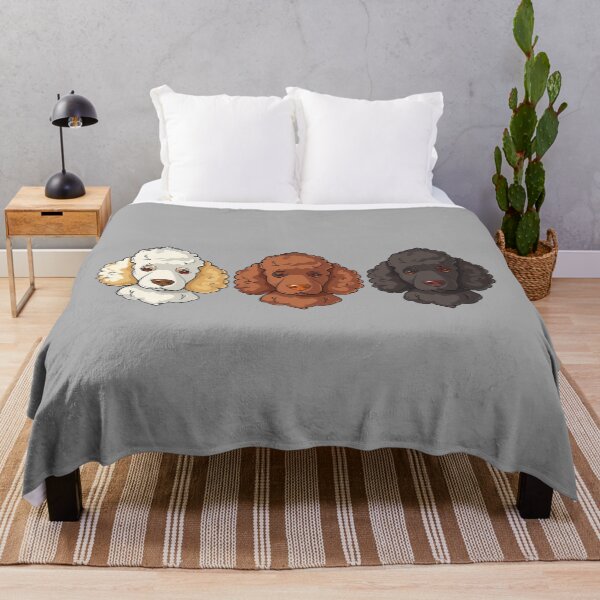 Item preview, Poodle Puppy Dog Faces Cream, Apricot, Black Poodle Illustration designed and sold by meganohm.