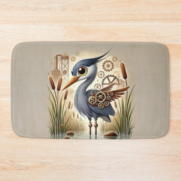 Item preview, Steampunk Grey Heron designed and sold by Sillytoe.