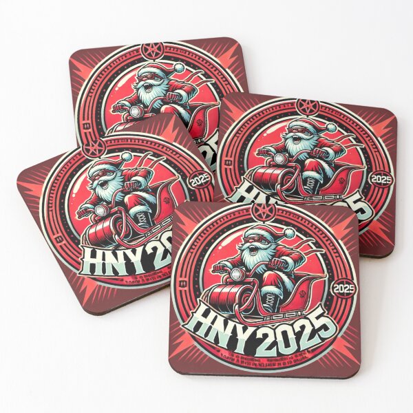 Item preview, Santa &  happy new year 2025 designed and sold by TopSprint.