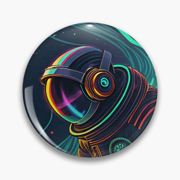Item preview, DJ art in neon colors designed and sold by AhArtMe.