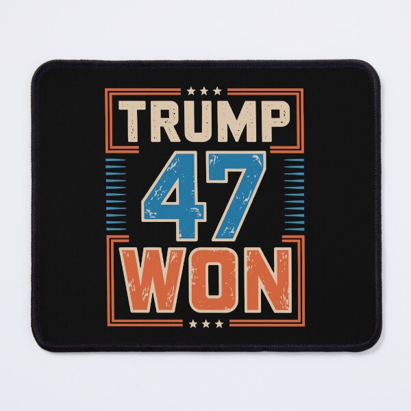 Item preview, Trump 47 Won Bold Election 2024 Design designed and sold by NexaArts.