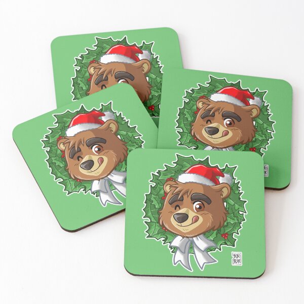 Item preview, XMAS - CUTE CUB WREATH designed and sold by bobobear.