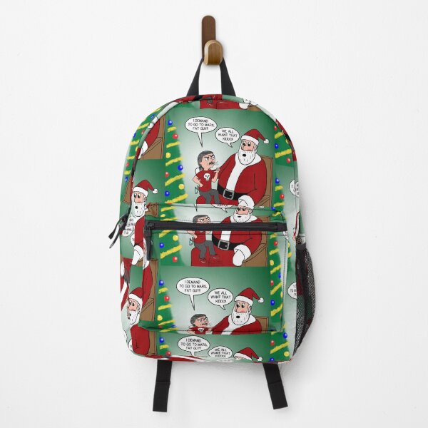 Item preview, Santa with Rowdy Kid designed and sold by Out to Lunch Cartoons and More.