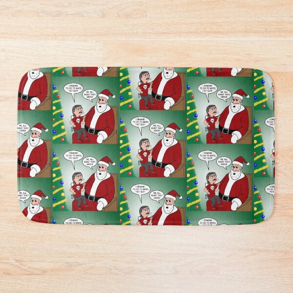 Item preview, Santa with Rowdy Kid designed and sold by Out to Lunch Cartoons and More.