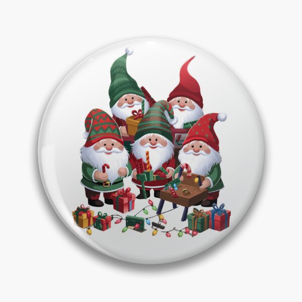 Item preview, Christmas Gnomes Workshop - Festive Toy Makers at Work designed and sold by Justin Haas.