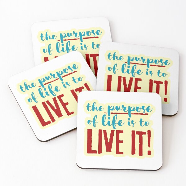 Item preview, The Purpose of life is to LIVE IT! designed and sold by MissLissaLou.