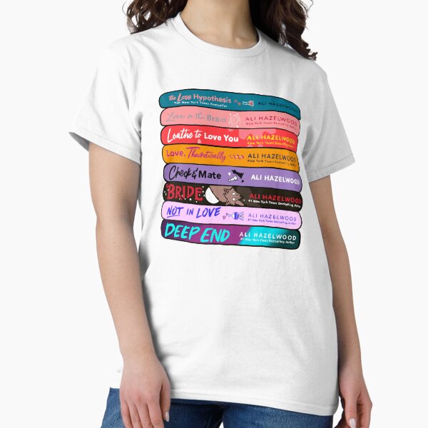 Item preview, Ali Hazelwood Book Stack – Illustrated Book Spines for Romance Readers designed and sold by molliehendrick.