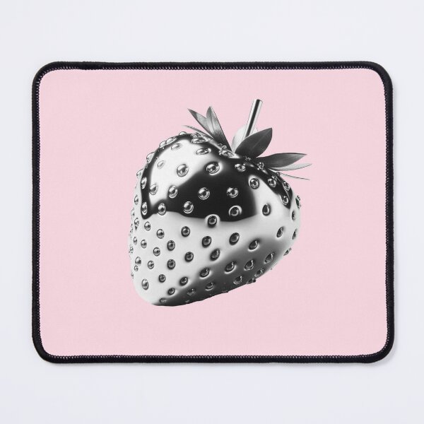 Item preview, Funky chrome strawberry designed and sold by LeoniMary.