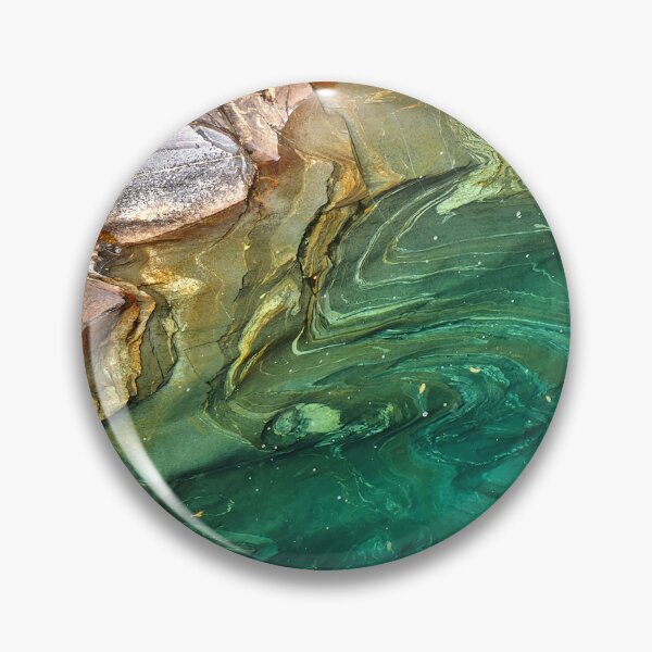 Item preview, Verazca River with polished stone and blue water designed and sold by Creative Endeavors ..