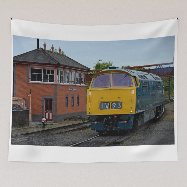 Item preview, Western Class 52 passing Kidderminster signal box designed and sold by Random Railways.