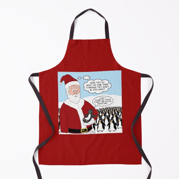 Item preview, Santa Talks to a Penguin designed and sold by Out to Lunch Cartoons and More.