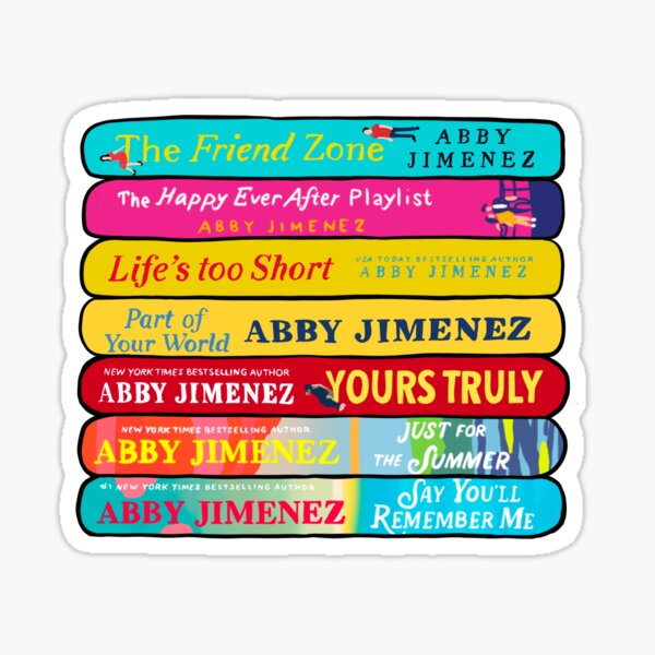 Item preview, Romance Book Stack Abby Jimenez designed and sold by molliehendrick.
