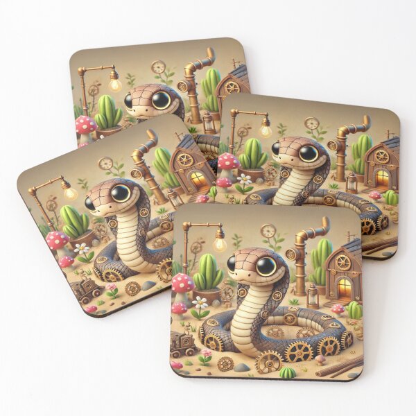 Item preview, Steampunk Ground Snake designed and sold by Sillytoe.