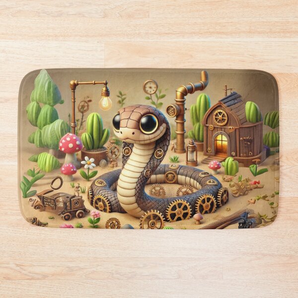 Item preview, Steampunk Ground Snake designed and sold by Sillytoe.