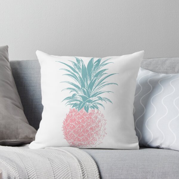 Item preview, Pink Pineapple Block Print designed and sold by JuneJournal.