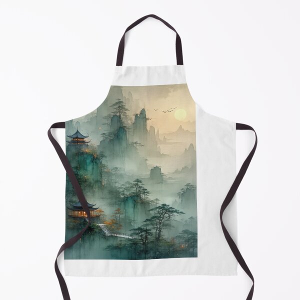 Item preview, Pagoda Dawn Over City Skies designed and sold by PanoramaPrints.