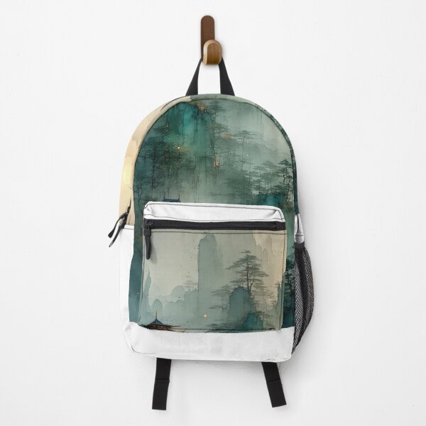 Item preview, Pagoda Dawn Over City Skies designed and sold by PanoramaPrints.