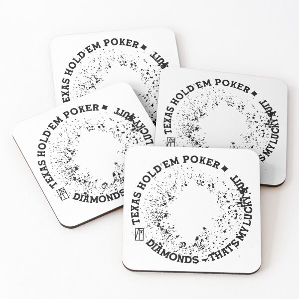Item preview, GAME - POKER - TEXAS HOLDEM - Diamonds - That's my lucky suit - 2 designed and sold by ArtProjectShop.