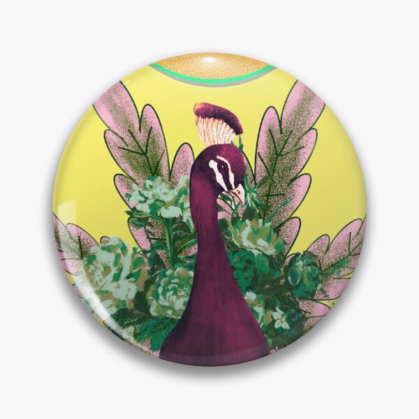 Item preview, Peacock and Sun Illustration: Vibrant Nature Art for Home Decor designed and sold by Pandositive.