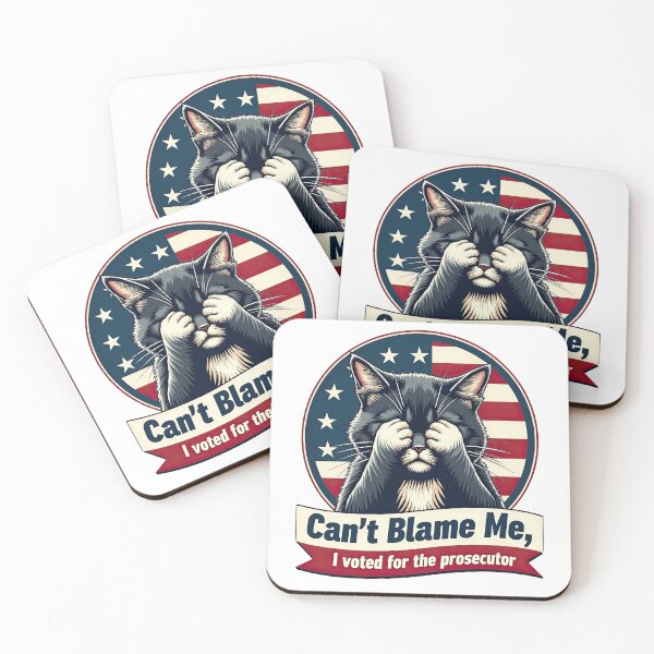 Item preview, Cat - Can't blame me, I voted for the prosecutor designed and sold by agilexp.