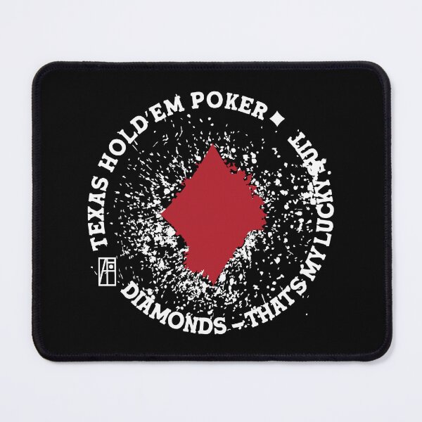 Item preview, GAME - POKER - TEXAS HOLDEM - Diamonds - That's my lucky suit - 3 designed and sold by ArtProjectShop.