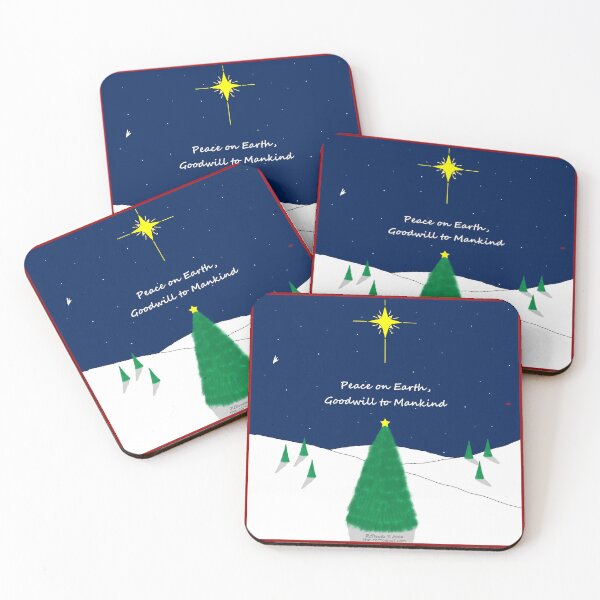 Item preview, Peace on Earth Goodwill to Mankind Nature Scene designed and sold by Out to Lunch Cartoons and More.