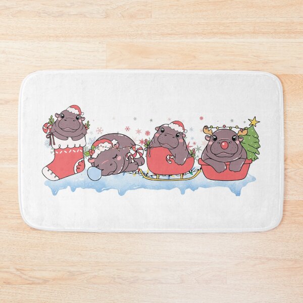Item preview, Cute Christmas Moo Deng designed and sold by kjanedesigns.