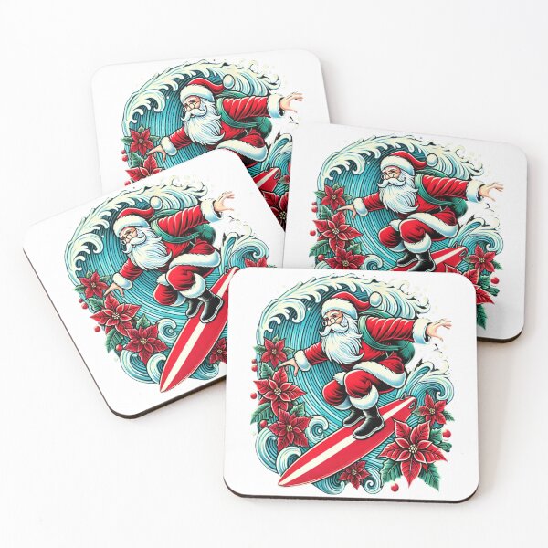 Item preview, Santa Surfing Christmas Wave designed and sold by Justin Haas.