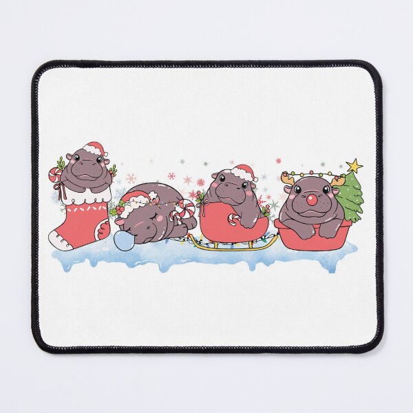Item preview, Cute Christmas Moo Deng designed and sold by kjanedesigns.