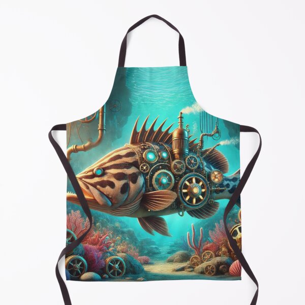 Item preview, Steampunk Grouper designed and sold by Sillytoe.