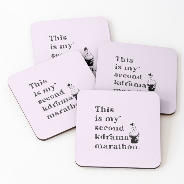 Item preview, K-Drama Marathon Love Gesture Art designed and sold by KGlam.