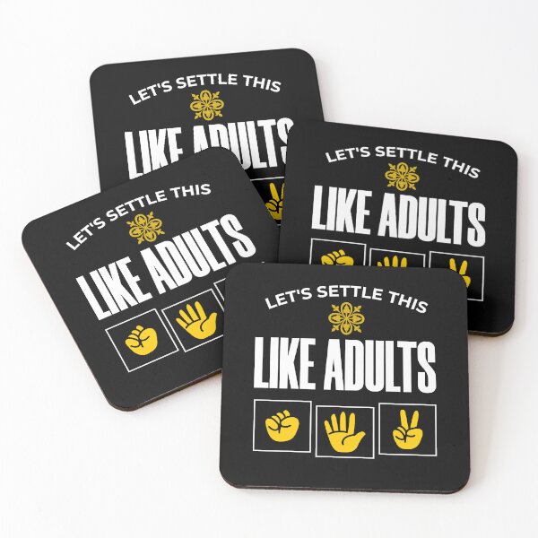 Item preview,  Let's Settle This Like Adults Rock Paper Scissors  designed and sold by KaiLabsArt.