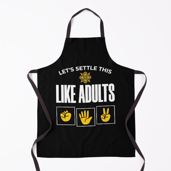 Item preview, Let's Settle This Like Adults Rock Paper Scissors designed and sold by KaiLabsArt.