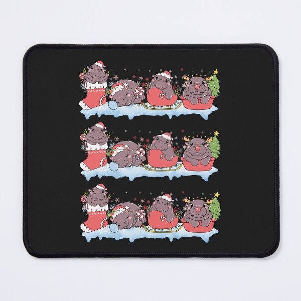 Item preview, Cute Christmas Moo Deng designed and sold by kjanedesigns.