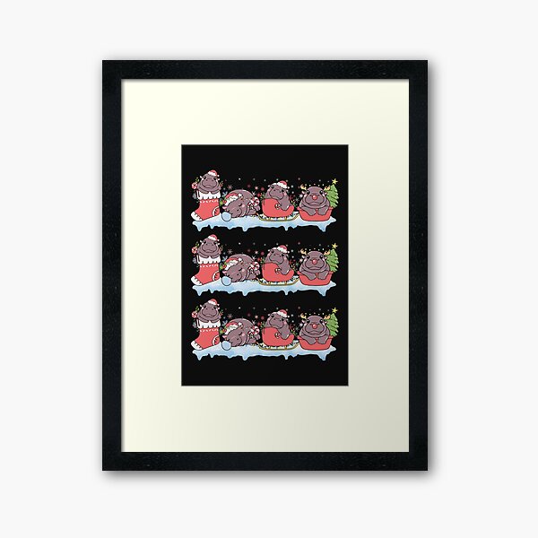 Item preview, Cute Christmas Moo Deng designed and sold by kjanedesigns.