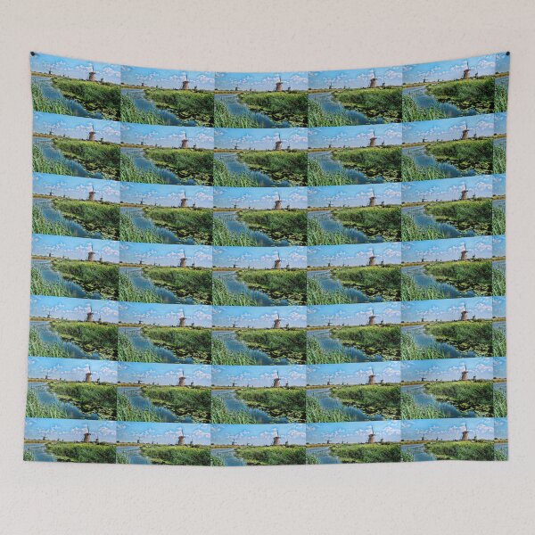 Item preview, The Windmills of Kinderdijk village, Netherlands designed and sold by vadim19.