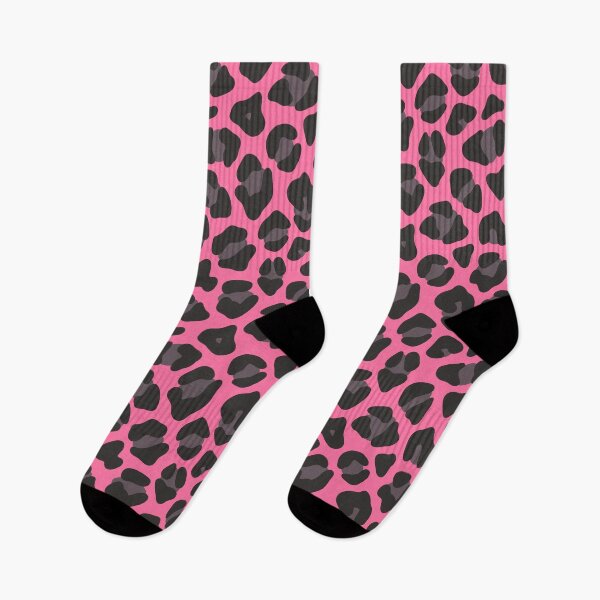 Item preview, Estampado de leopardo gris sobre rosa designed and sold by Guided by Light Art.