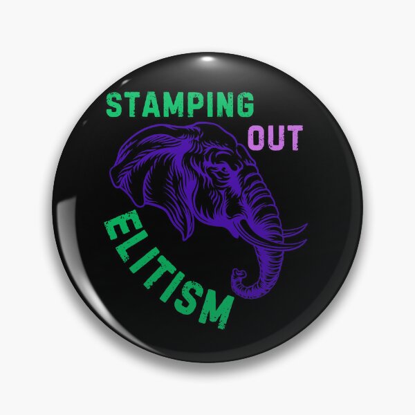 Item preview, Elephant Graphic Tee, Stamping Out Elitism T-Shirt, Anti Elitism Elephant Shirt, Political Statement Tee, Unique Graphic T-Shirt designed and sold by MiracleROLArt.