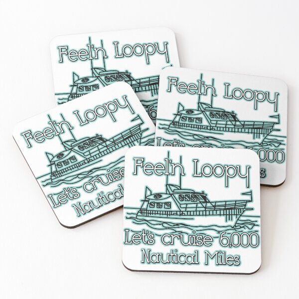 Item preview, Feel'n Loopy Let's Cruise 6,000 Nautical Miles designed and sold by SmileThreads.