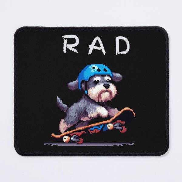 Item preview, R A D Schnauzer on Skateboard designed and sold by SyTcreations.