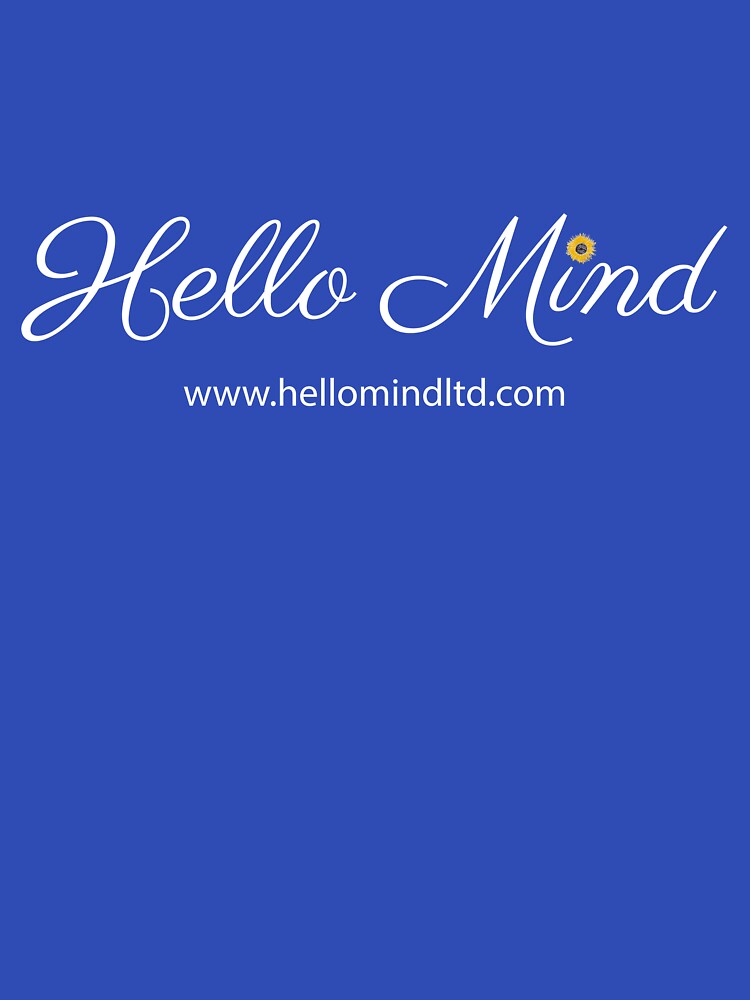 Thumbnail 7 of 7, Classic T-Shirt, Hello Mind - logo (white) - Official Hello Mind Ltd design designed and sold by HelloMind.