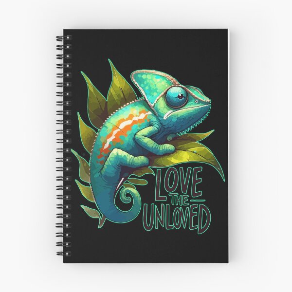Item preview, Love The Unloved Chameleon Lizard Watercolor designed and sold by TomFrontierArt.