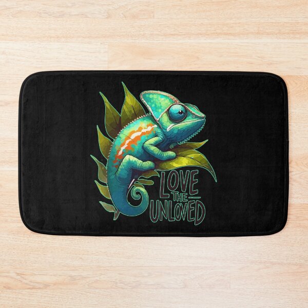 Item preview, Love The Unloved Chameleon Lizard Watercolor designed and sold by TomFrontierArt.
