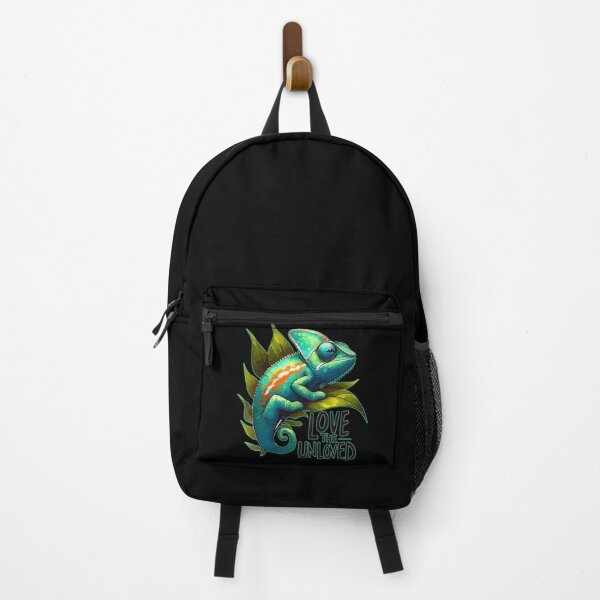 Item preview, Love The Unloved Chameleon Lizard Watercolor designed and sold by TomFrontierArt.